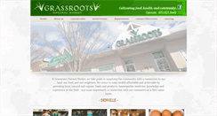 Desktop Screenshot of grassrootsnaturalmarket.com